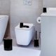 thumbnail image 3 of Elegante juego de accesorios de baño, elegante conjunto de baño, botella de desinfectante de manos para el hogar Negro, 3 of 8