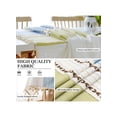 thumbnail image 4 of 1-Piece Table Cloth Set Multicolour，100x160cm, Kitchen Dining Room Striped Tablecloths for Rectangle Tables, Washable Wrinkle Resistant Table Cover, 4 of 5