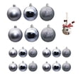 thumbnail image 1 of decor hanging,Christmas Balls Party Xmas Tree Decorations Hanging Ornament,White, 1 of 1