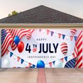 thumbnail image 4 of Make A Statement with Our Massive 480x210cm Independence Day Car Garage Banner Background Cloth, 4 of 6