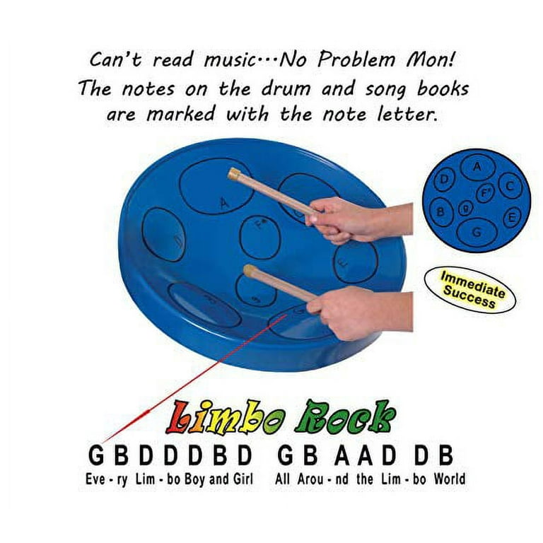 Panyard jumbie jam steel drum kit with table top stand deals