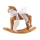thumbnail image 2 of Estatua de caballo mecedora Figura de caballo de madera Pieza decorativa para recuerdo y Cinta De Organza, 2 of 9