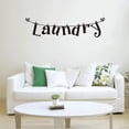 thumbnail image 3 of Cateissary Etiqueta de pared decorativa para lavandería, calcomanía de pared impermeable de PVC, papel tapiz extraíble para Puerta del Decoración del hogar, 3 of 5