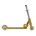 thumbnail image 1 of Vogacara Mini scooter juguete plástico 2 ruedas scooter educativo mini monopatín juguete, cabeza plateada y cuerpo dorado Type3 NO3, 1 of 6