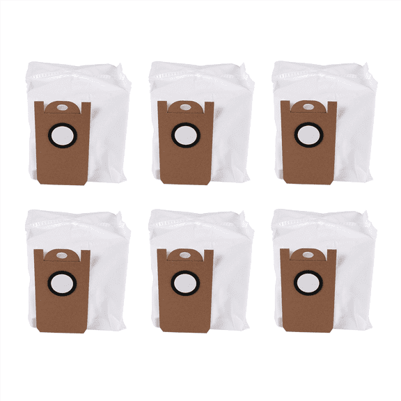 2025 New! 6 Pack Replacement Dust Bags for A90 Self-Emptying Robot Vacuum