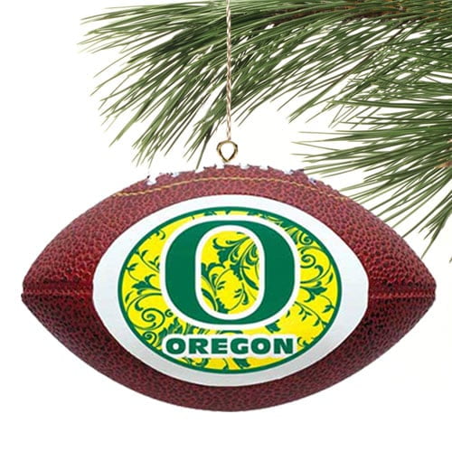 Boelter Brands NCAA Oregon Ducks Replica Football Ornament