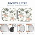 thumbnail image 3 of Yiaed Vintage Palm Trees Print Car Front Windshield Sun Shade,Foldable Anti-UV Car Sunshade for Front Window for Most Vehicles-Small, 3 of 5