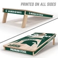 thumbnail image 4 of YouTheFan NCAA Michigan State Spartans 2' x 4' Cornhole Game, 4 of 6