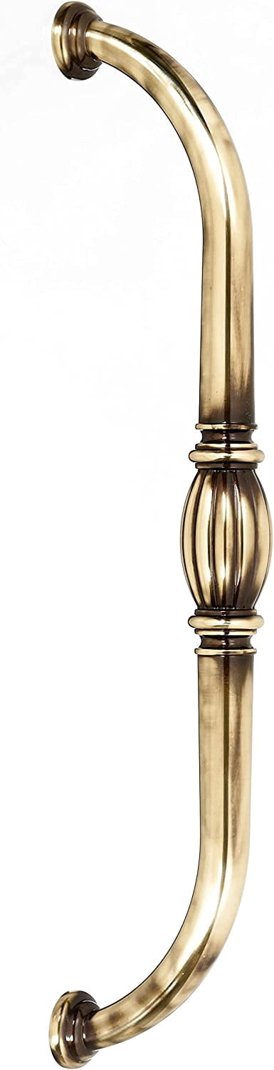 Alno D234-12-PB/NL Tuscany 12" Center To Center Traditional Solid Brass Appliance Handle