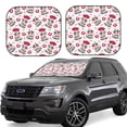 thumbnail image 1 of Saiise Caring Cow for Foldable Car Sun Shades (2-Pack) Offer Sun Protection with an Easy-fold Design for Convenient Windshield Shading-Large, 1 of 6