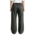 thumbnail image 5 of TXXEOSS Men’s Cargo Pants Straight Fit Vintage Washed Casual Work Trousers with Multi Pockets Elastic Waisted Loose Stretch Workout Joggers, 5 of 5
