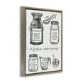 thumbnail image 3 of Stupell Industries Vintage Kitchen Conversion Chart Food & Beverage Drawing Brown Floater Framed Canvas Art Print Wall Art, 17 x 21, 3 of 9