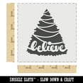 thumbnail image 2 of Christmas Tree Believe DIY Cookie Wall Craft Stencil - 4.5 Inch, 2 of 5