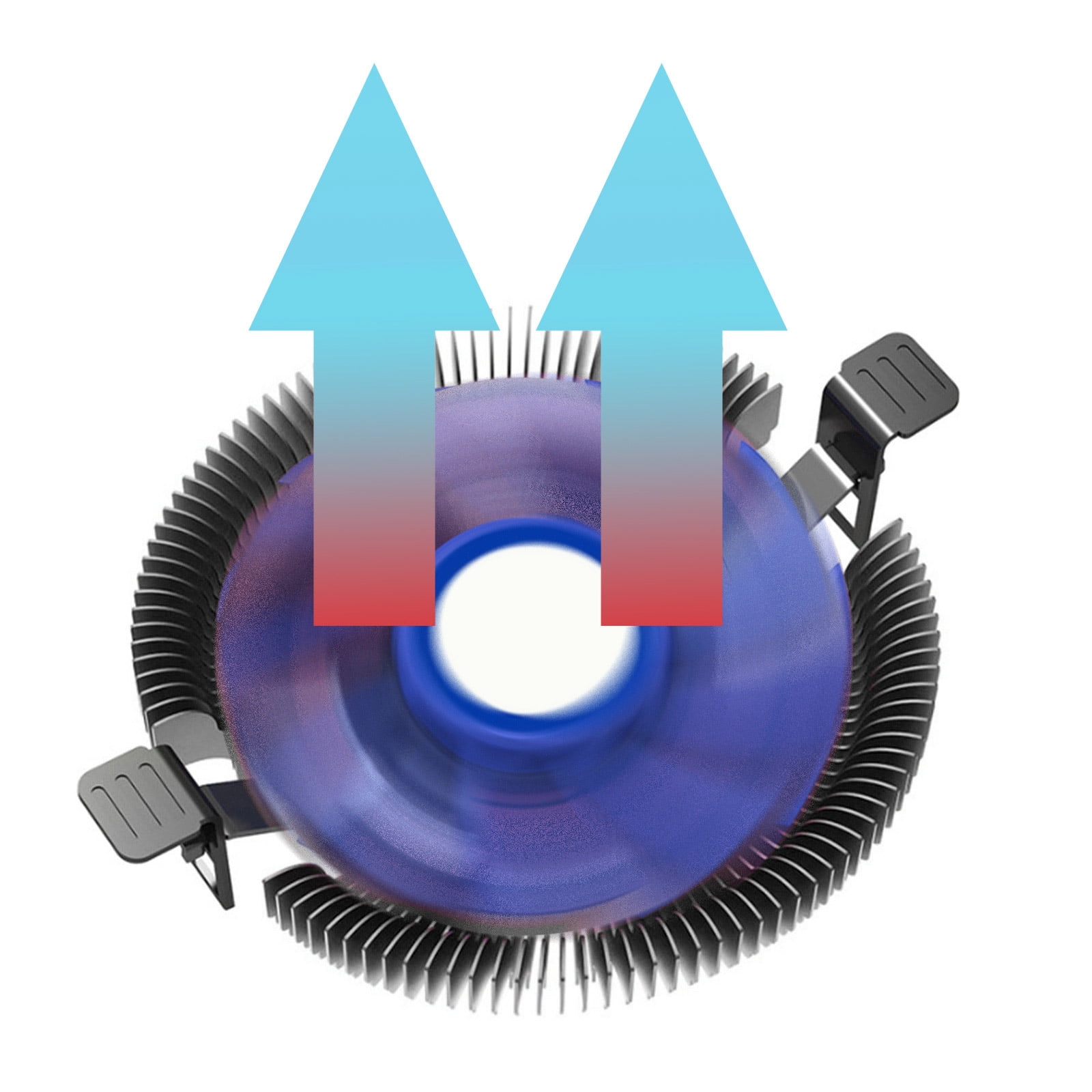 PC Cooler E86 CPU Cooler PWM Blower Cooling Fan for LGA775/155/1156 1U Server HTPC CPU Socket PWM Fan Utral Thin 28mm