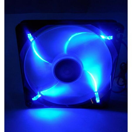 lepa lpf12flb-bl 120mm blue led silent fan for gaming pc, desktop mid tower computer case, cpu cooler, and radiator (Best Cpu Cooler For Mid Tower)