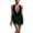 Green, variant on Umbreon Purple Prom Dresses for Women Sleeve Less Hanging Neck Mini Dress Solid Color High Slit Elegant Formal Evening Gowns