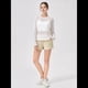 thumbnail image 5 of Blusa de Entrenamiento Holgada de Larga con Transparente para Mujer, Cuello Redondo y Mangas Largas S, 5 of 8