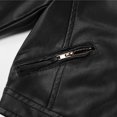 thumbnail image 7 of Edvintorg Fashion Classic Girls Boys Black Motorcycle Leather Jackets Child Coat For Spring Autumn 3-12Years Children Outerwear With Zipper Jaquetas, 7 of 7