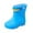 A9-Blue, variant on Waterproof Lightweight Rain Boots With Easy On Handles & Non-Slip Sole For Toddler Boys And Girls Yellow