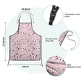 thumbnail image 7 of Pink Christmas Tree Pattern Kids Aprons for Girls and Boys,Adjustable Neck Strap Toddler Aprons for Kids Cooking Baking, 7 of 7