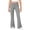 A282 Gray, variant on Girls High Waisted Flare Pants, Stretchy Bootcut Yoga Leggings, Comfortable Athletic Trousers for Workout, Running, and Casual Loungewear