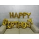 thumbnail image 5 of Globo de película de aluminio de 16 pulgadas con letras doradas y letras en inglés Feliz cumpleaños, decoración para festivales, 5 of 6