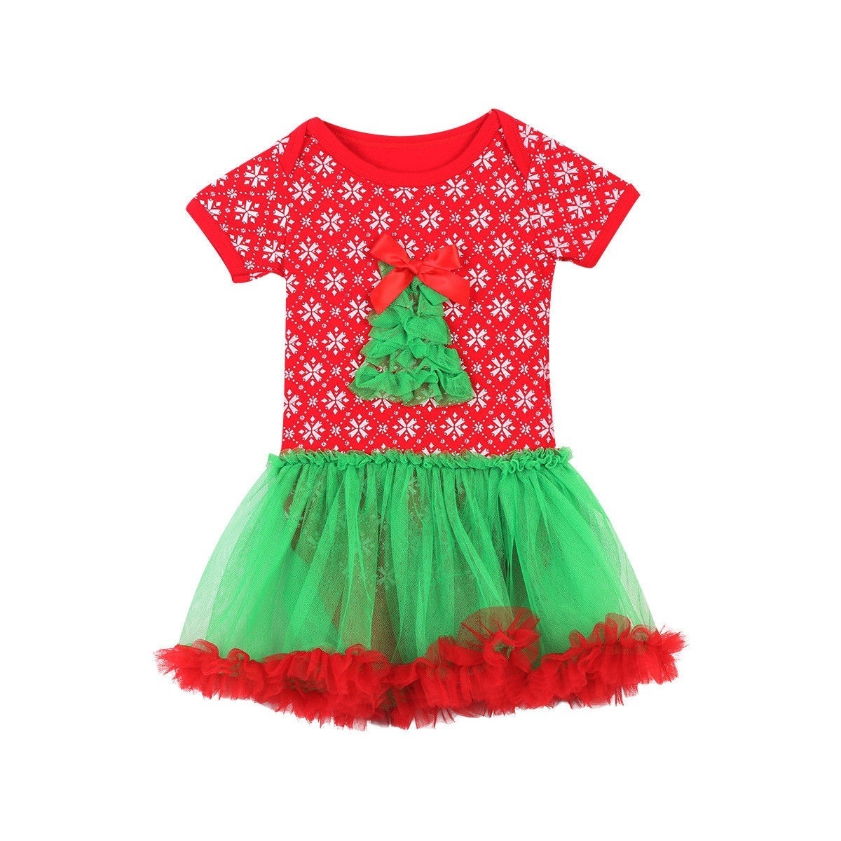 baby girl long sleeve christmas dress