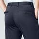 thumbnail image 4 of Pantalones de traje rectos holgados con botones de color liso para hombre, pantalones largos de poliéster para hombre, 4 of 8