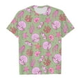 thumbnail image 1 of TIEVOSA T-Shirts d'Été pour Filles à Manches Courtes, T-Shirts Décontractés avec Jolis Imprimés d'Animaux Marins, Chandails à Col Rond pour Usage Quotidien, École, Jeux Extérieurs pour 11-12 Ans (Vert), 1 of 4