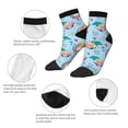 thumbnail image 5 of Pofeuu Gnome Pool Party Print 30cm Socks, Adult Running Hiking Socks for Youth and Adult, 5 of 7
