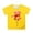 Yellow, variant on TBWNWG Girls Summer Casual Short Sleeve Valentine's Day Shirt with Playful Heart Balloon Print Soft Comfortable Graphic Top,Size 4-5 Years