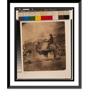Historic Framed Print, Merchant seaman on dromedary - 2, 17-7/8" x 21-7/8"