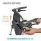 thumbnail image 4 of Andador plegable ligero Stander Wonder Rollator Plus para adultos mayores y niños, Travel EZ Fold-N-Go, pequeño andador con ruedas y asiento, color nogal negro, 4 of 5