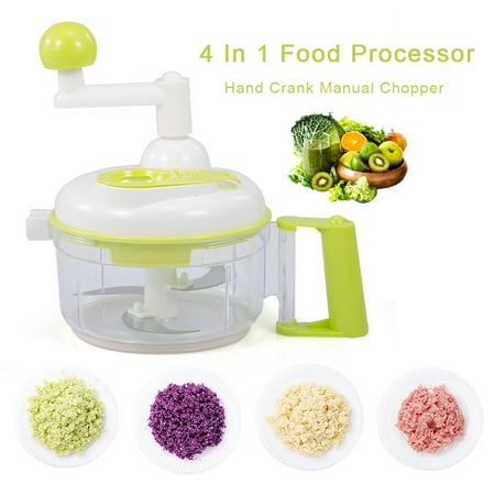 Smile Mom A350 4 In 1 Food Processor Hand Crank Manual Food Chopper Meat Grinder Vegetable Mincer Egg Separator Fruit