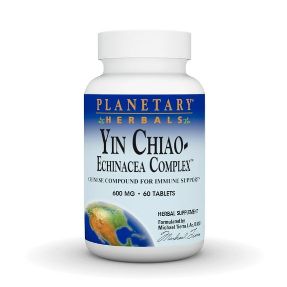 Planetary Herbals Yin Chiao-Echinacea Complex Tablets, 60 Ct