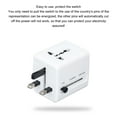 thumbnail image 4 of Universal Travel Adapter Dual USB International Power Plug Wall Charger Hair Dryer Cell Phone Laptop, 4 of 7