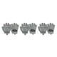 thumbnail image 1 of Guantes de Fitness Toystoory 2 uds Culturismo Ajustable Transpirable Medio Dedo Gris L, 1 of 6
