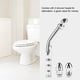 thumbnail image 3 of Manguera De Enema De Ducha Y De Boquilla, Limpiador Anal Vaginal De aleación De Zinc, Para Baño De Hotel, 3 of 7