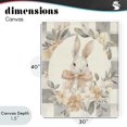 thumbnail image 4 of Stupell Industries Cottage Adorable Bunny in Wreath Canvas Art, 30 x 40, by Creative Studio, 4 of 8