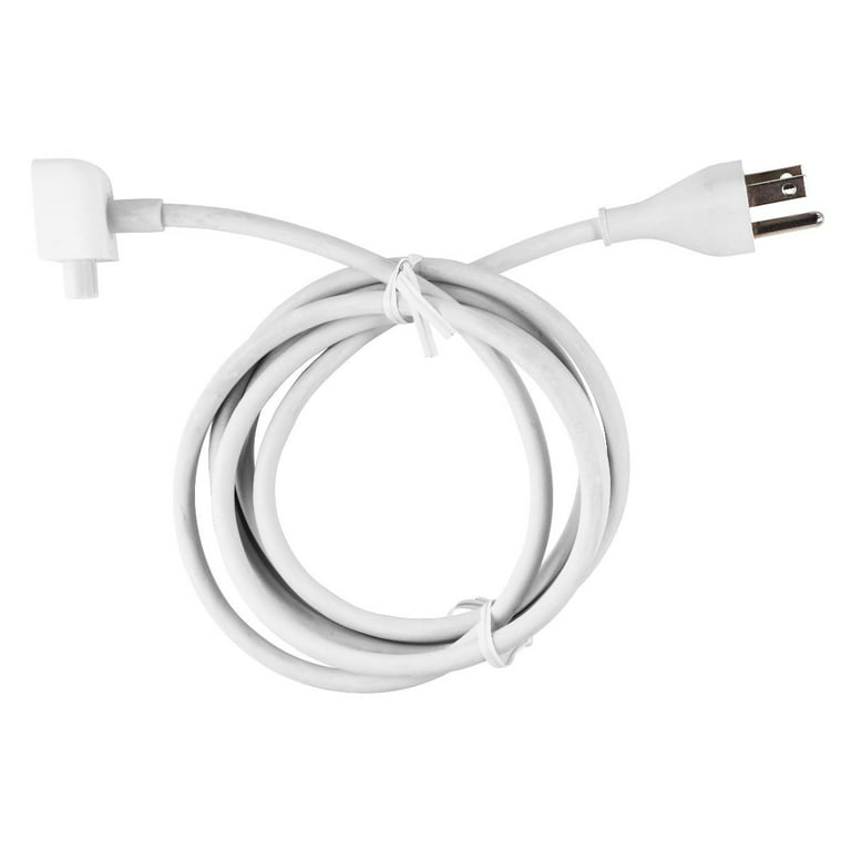 Pre-Owned Apple 60W MagSafe Power Adapter w/ Wall Cable & Folding Plug -  White (A1344) (Refurbished: Good)