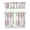 Pumpkin-41, variant on Fall Festival Tier Curtains Set of 3 Pumpkin Pattern Semi-Sheer Kitchen Window Treatment Panels