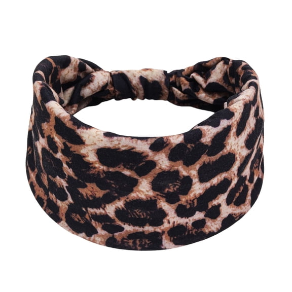 Headbands for Women Fashion Wide Wrap Extra Turban Head Lady Large Sport Workout Non Big Lightweight Hair Accessories Brown