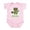 Petal Pink, variant on - Proud To Be A Beaver Infant Creeper - Baby Light Bodysuit, Size Newborn - 24 Months