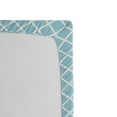 thumbnail image 2 of Retro Fitted Sheet Pastel Colored Squares and Lines Checked Pattern Diagonal Geometrical Tile Design, Soft Decorative Fabric Bedding, Sky Blue White, by Ambesonne, 2 of 2