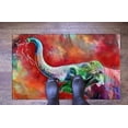 thumbnail image 6 of Front Door Rug, Animal Rug, Non Slip Rug, Area Rug, Classic Rug, Abstract Elephant Rugs, Animal Rugs, Salon Rug, Colorful Rug, Popular Rugs, 5.9'x9.2' - 180x280 cm, 6 of 8