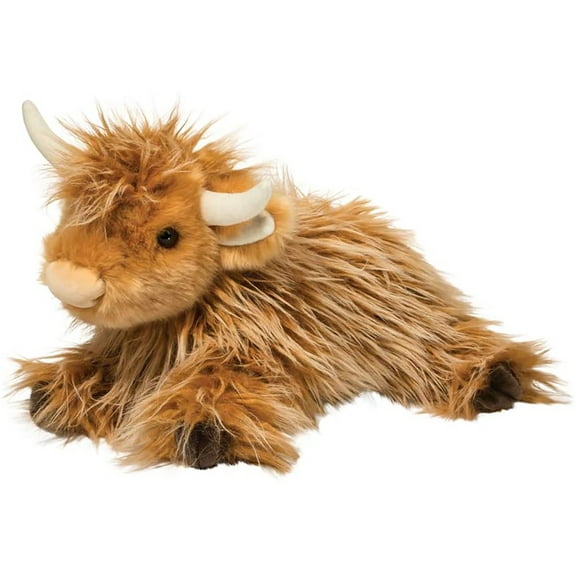 Douglas Toys Wallace Scottish Highland Cow, 15" Plush Toy Stuffed Animal