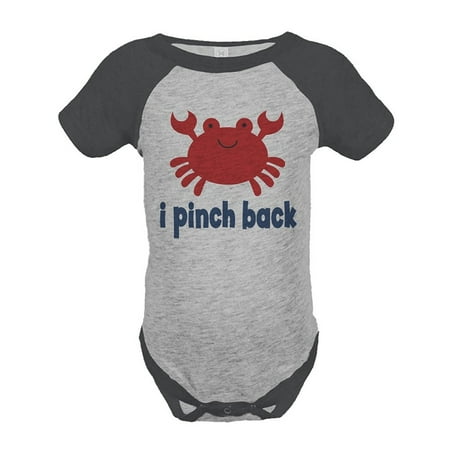 

Custom Party Shop Crab I Pinch Back Summer Raglan Onepiece