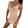 thumbnail image 1 of Sheer Mesh Dress for Women Sexy Mini Bodycon Neon Summer Holiday Outfit, 1 of 8