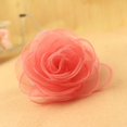 thumbnail image 3 of Merdia Women's Lovely Flower Hair Clip Rose Brooches Pink, 3 of 7