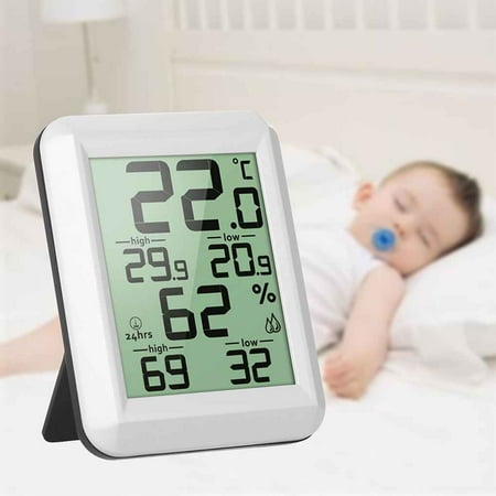 

TureClos Indoor Digital LCD Thermometer Hygrometer Electronic Temperature Humidity Meter